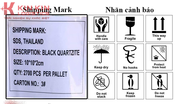 Những thông tin cần có trong shipping mark