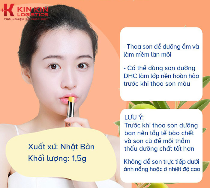 Một số lưu ý trước khi sử dụng son dưỡng môi DHC